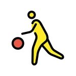 Person Bouncing Ball SVG Icon